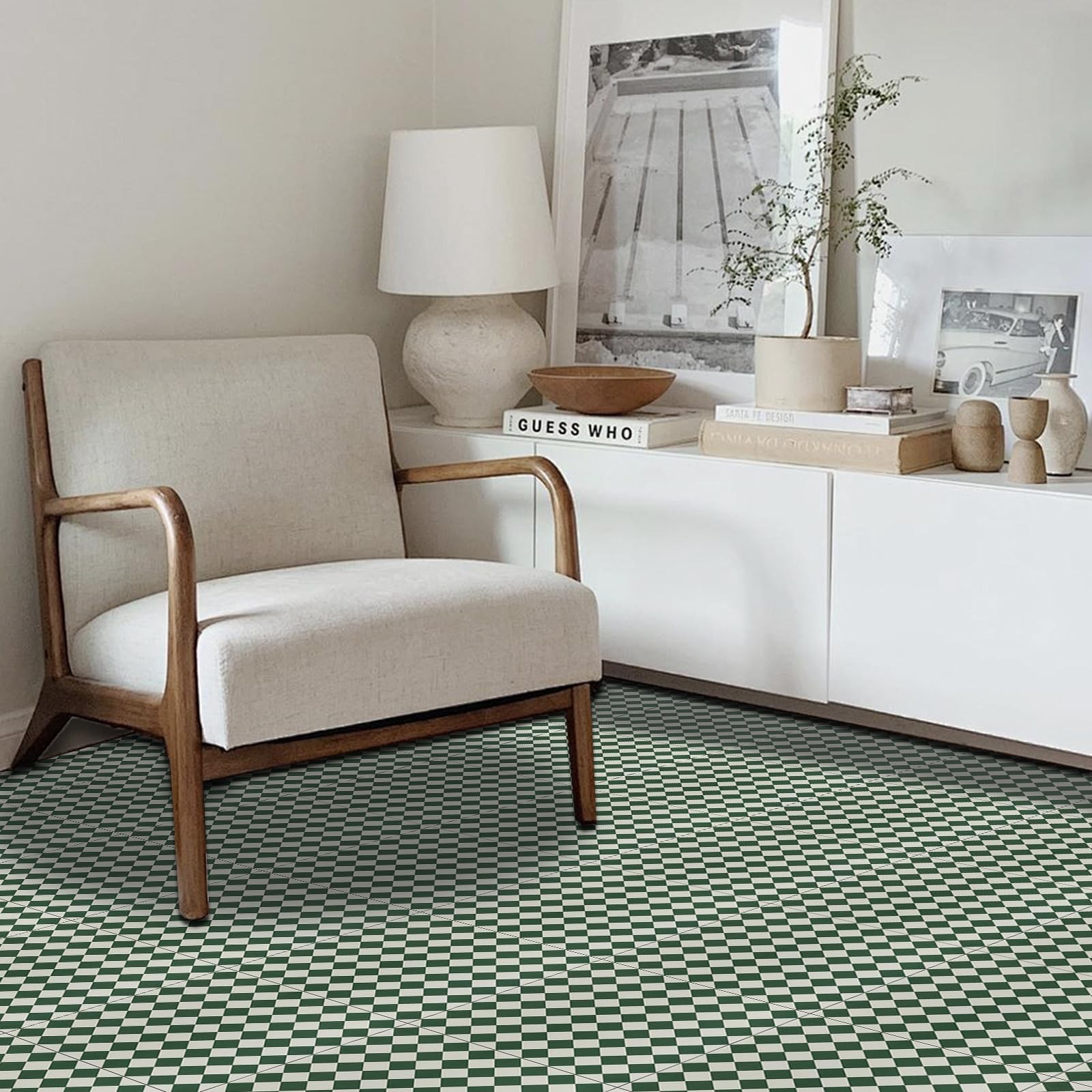 Peel and Stick Floor Tile: 20pc 11.8 * 11.8in Self-Adhesive Waterproof Vinyl …