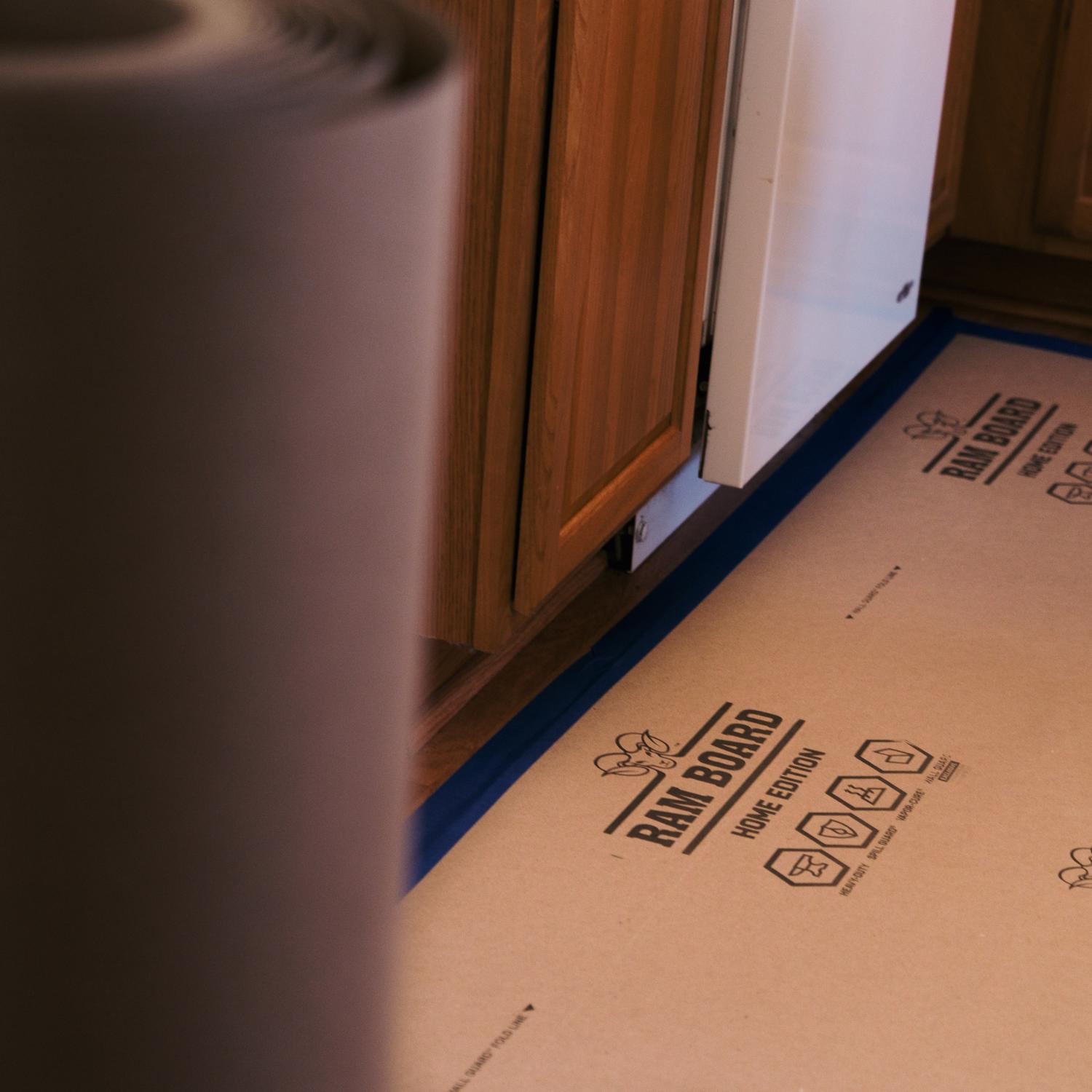 Ram Board Home Edition Builder’s Floor Paper 36in. W X 50 ft. L Paper Beige