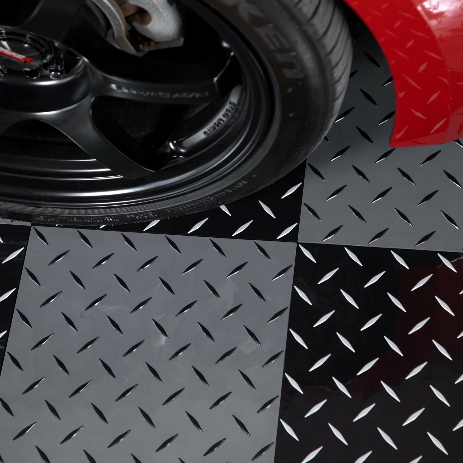 FlooringInc Nitro Pro Interlocking Garage Floor Tiles 12″x12″,40 Pack,40 sqft