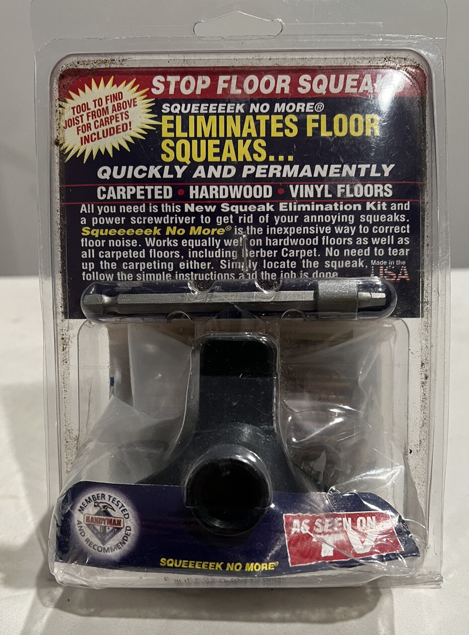 Squeeeeek No More Floor Squeak Repair Kit – BRAND NEW Carpet & Hardwood ASOTV