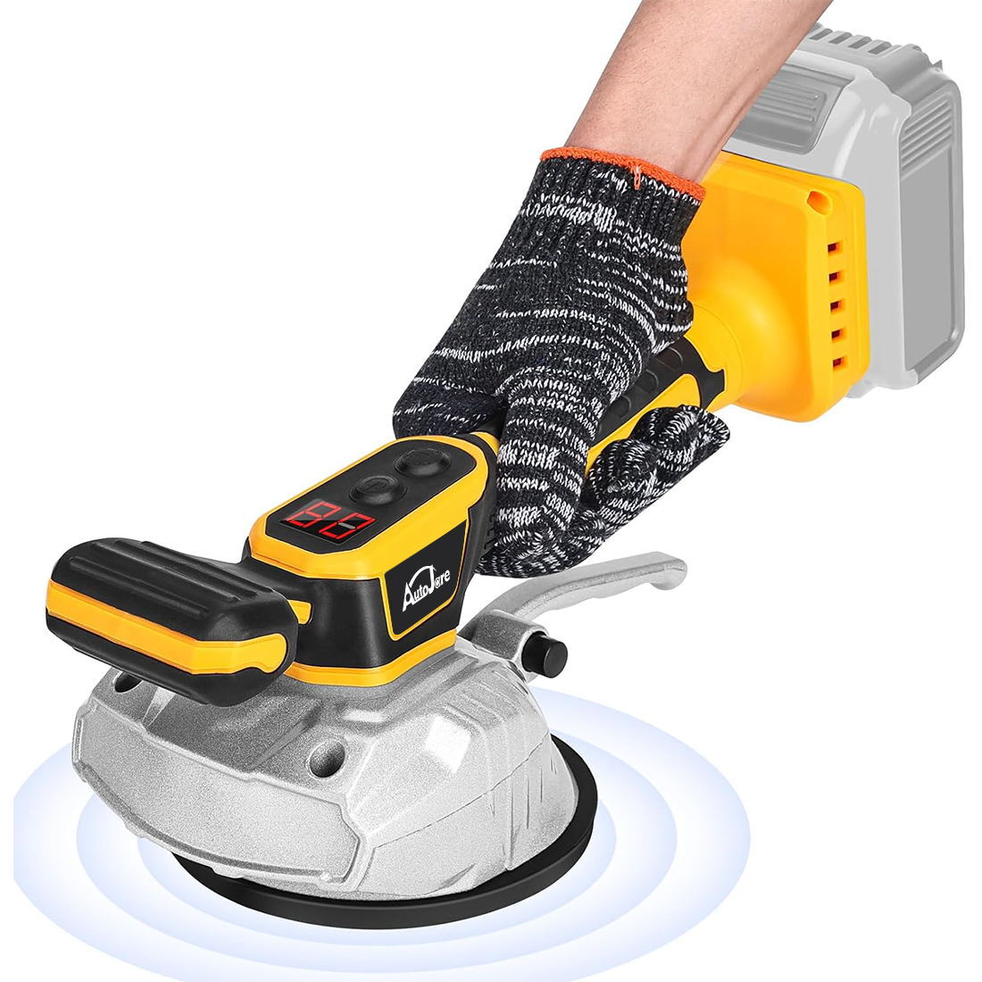 Tile Vibration Leveling Machine for Dewalt 20V Battery,Suction Cup 8-speeds