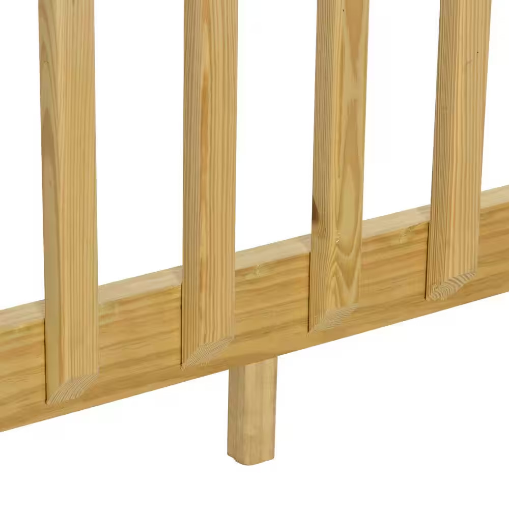 36 In. H X 72 In. W Pressure-Treated Southern Yellow Pine Wood Deck Horizontal R