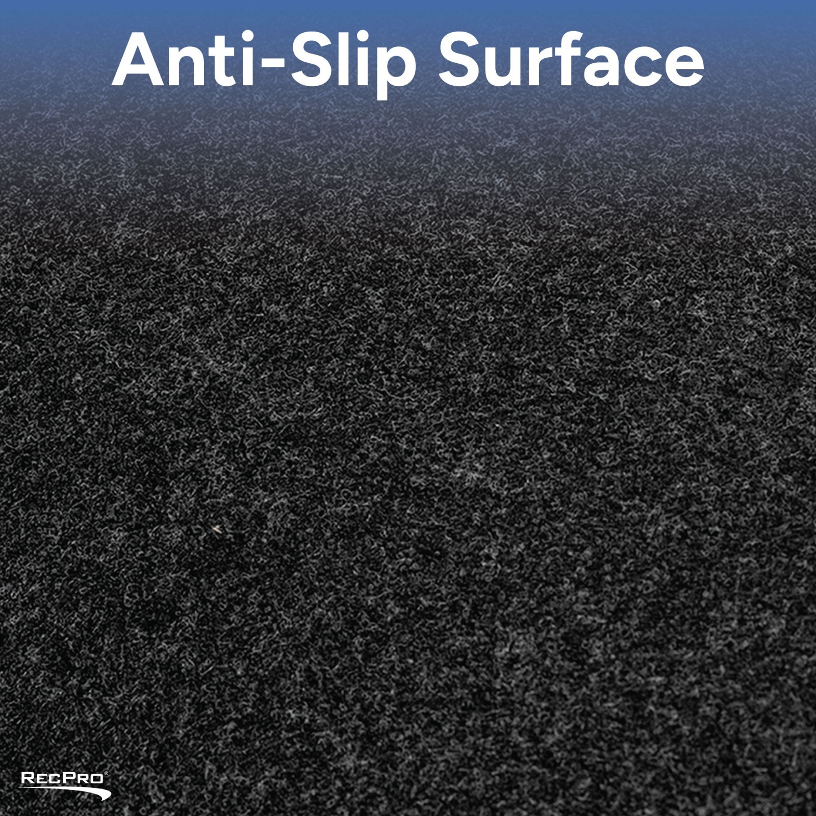 RecPro 8′ Charcoal Felt Liner Roll | 3mm Anti-Slip RV Boat Carpet