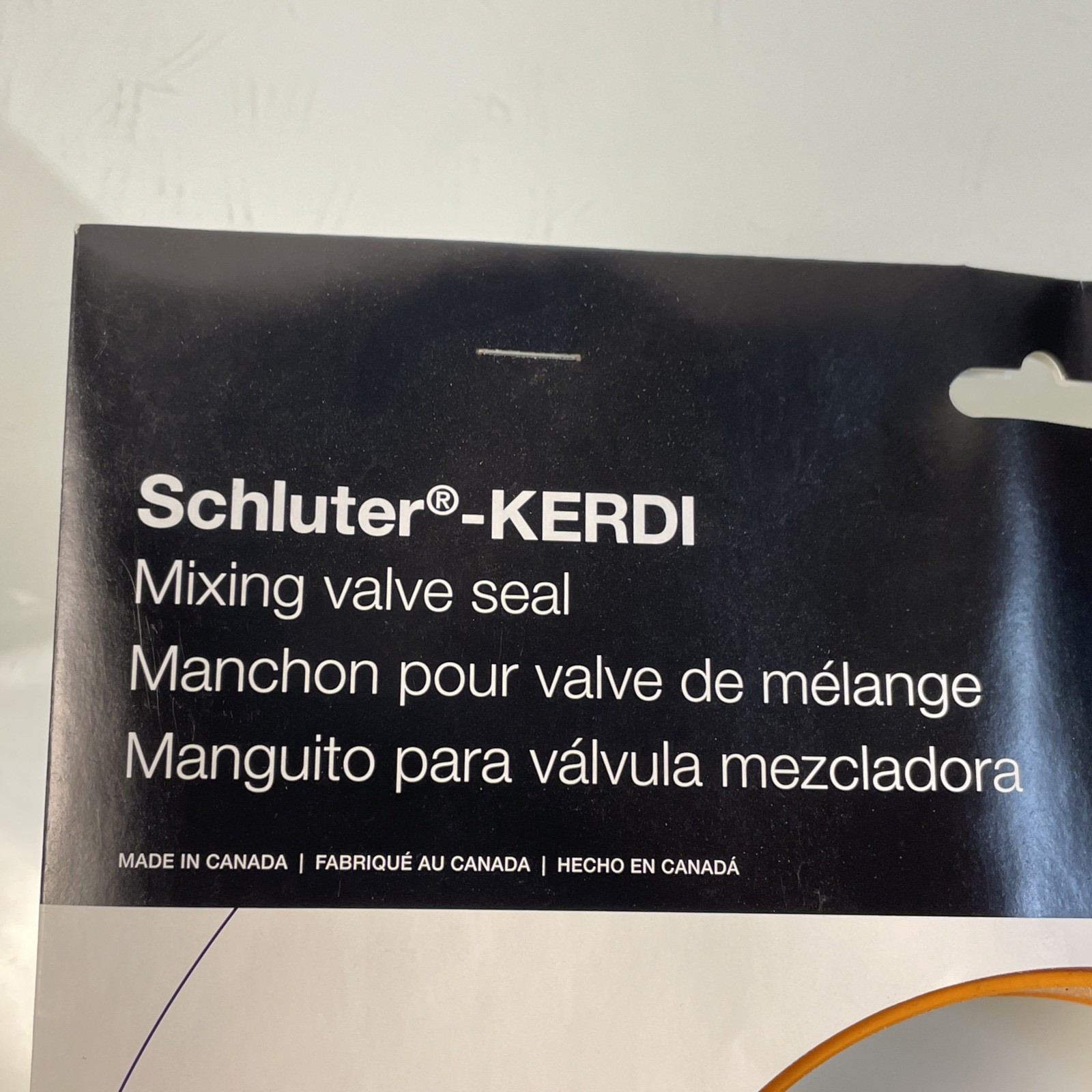 Schluter Kerdi Mixing Valve Seal 4-1/2″ KMSMV235/114/UV
