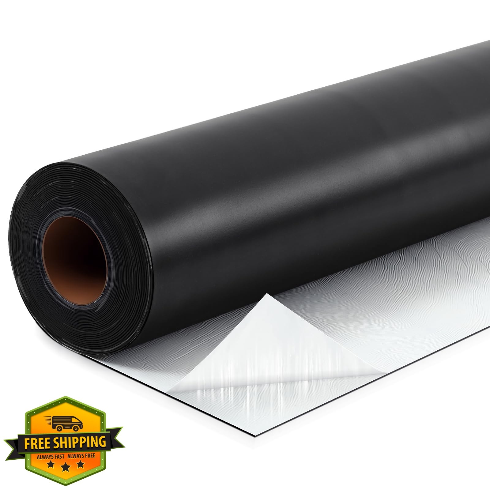 Pushglossy 1 Roll 39″ x 15ft EPDM Rubber Roofing Membrane Waterproof