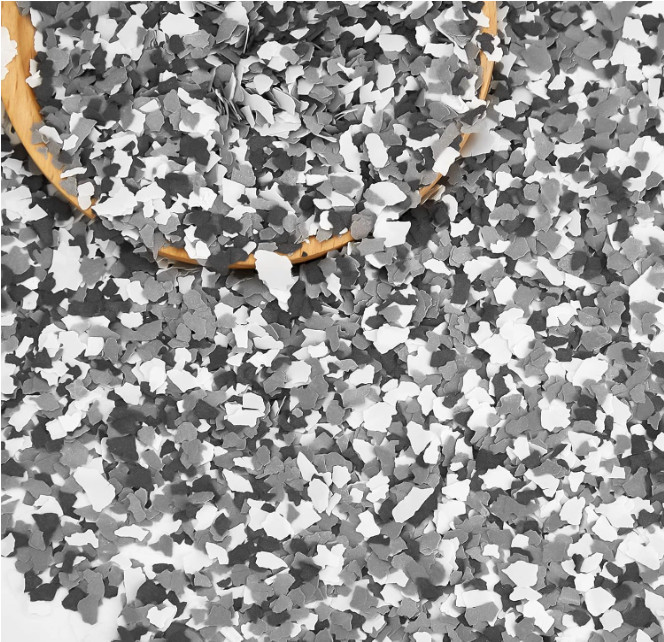 2800 G/ 6. 17 lb Blend Decorative Color Chips Epoxy Flakes for Garage Floor B…