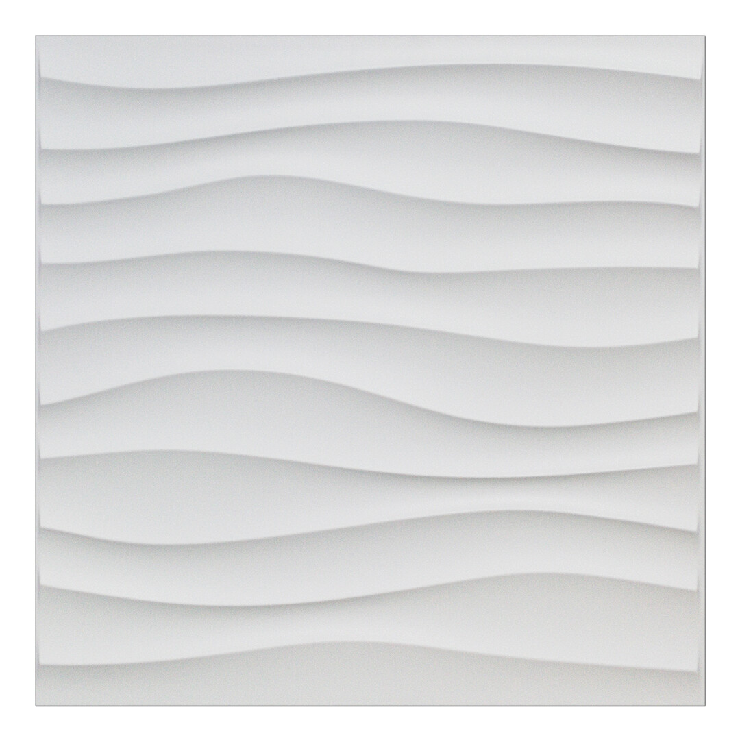 Art3d 3D Wall Panels Home Decor TV Background Board,19.7×19.7 ,12Pcs,32 SF