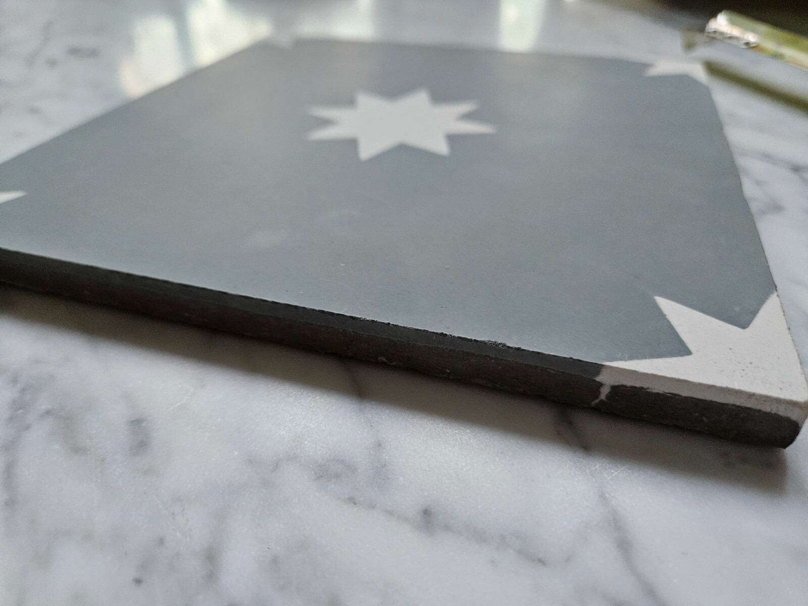 Lili Cement Tile Twinkle #4 Gray, 8″x8″ PRICE IS PER BOX, LOCAL P/U ONLY