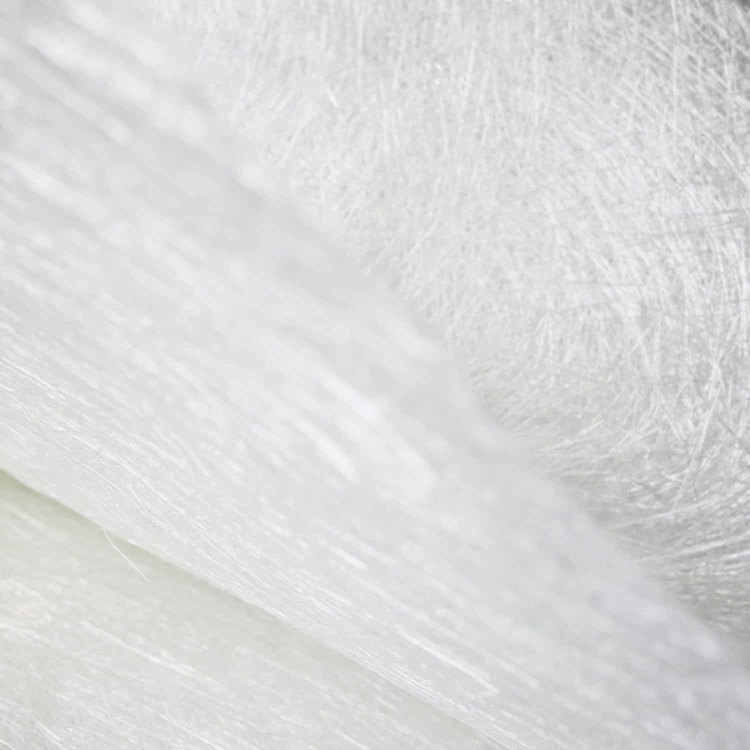 Fiberglass Mat, 3.5 Yards X 41″ Wide Fiberglass Chopped Strand Mat, Strong Repai