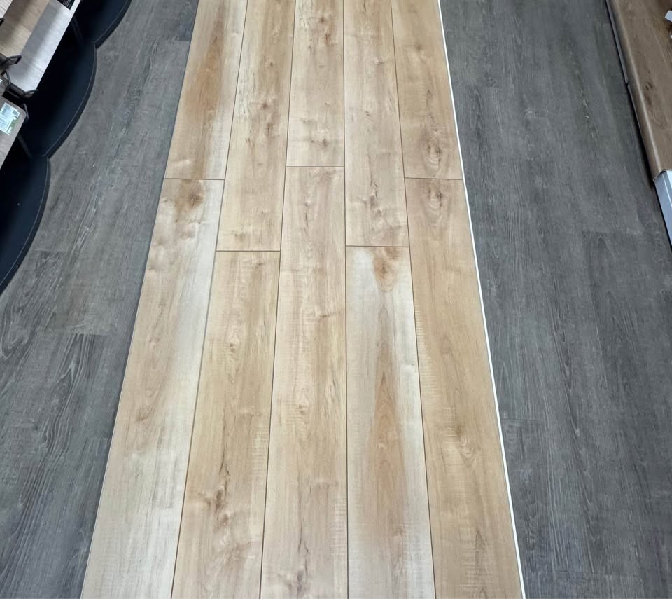 Premium Coretec Enhanced LVP 8mm thick 20 Mil Wear Layer in Color Manilla Oak