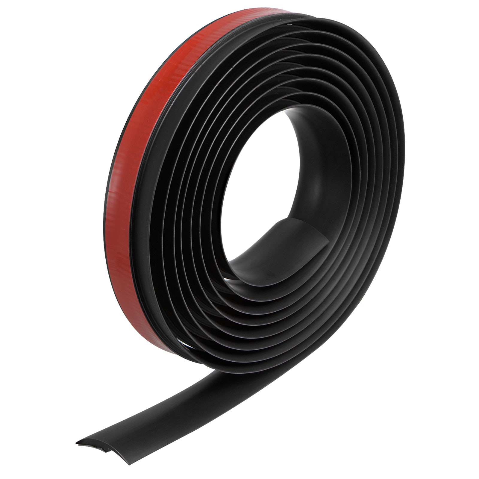 9.84ft PVC Floor Transition Strip Self Adhesive Backing Carpet to Tile Black