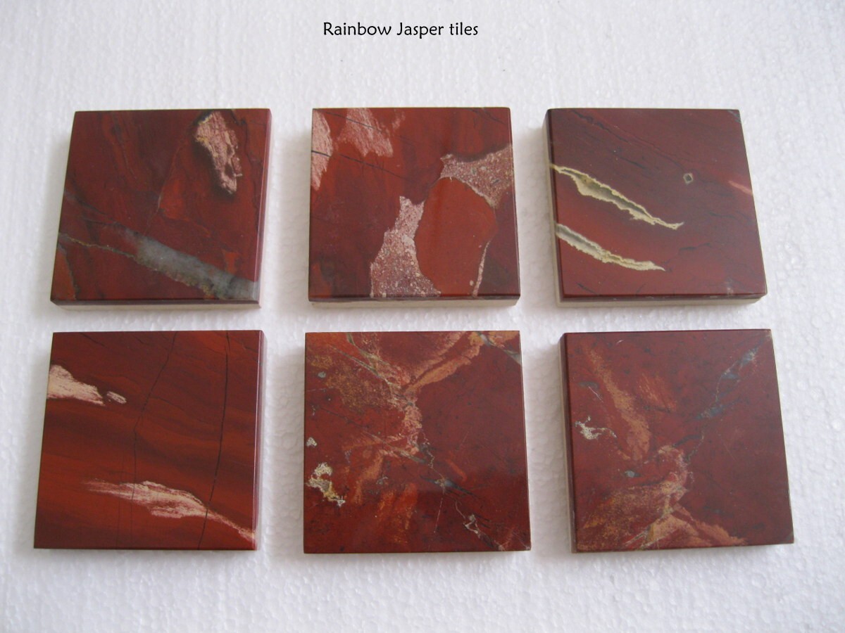 **FINAL SALE** Rainbow Jasper 2 x 2 Polished (per piece)