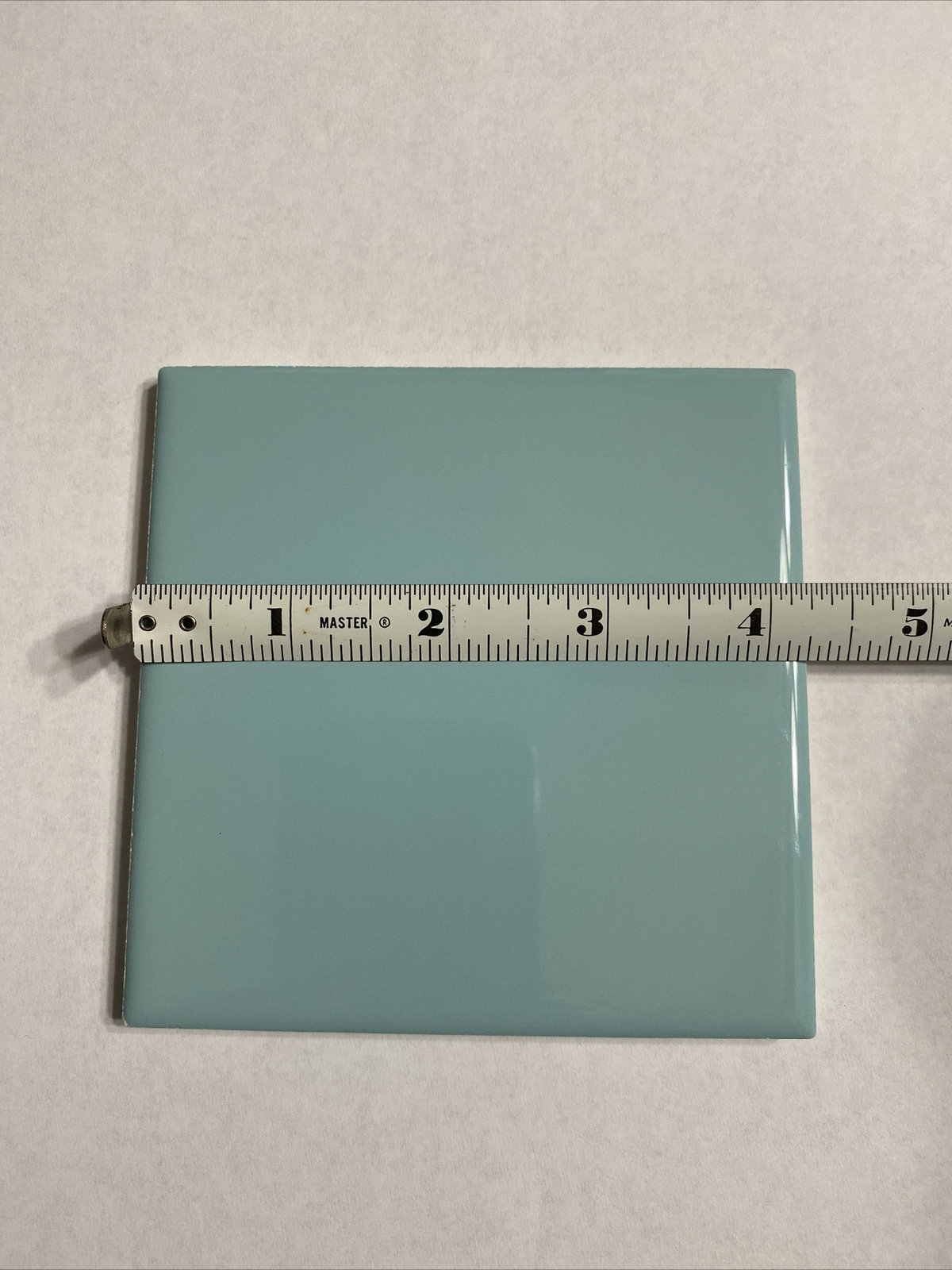 Surf Green 4 in Ceramic Tile 4.25 in Blue Aqua Glow Daltile Color 0197 Color 105