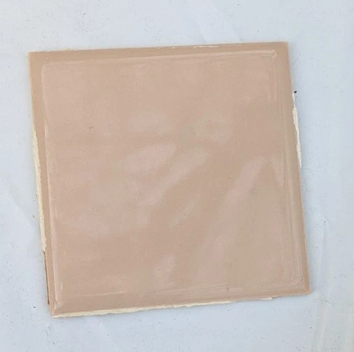 Vintage 4 1/4″ American Olean Tile Sandlewood / Suntan Light brown Reclaimed