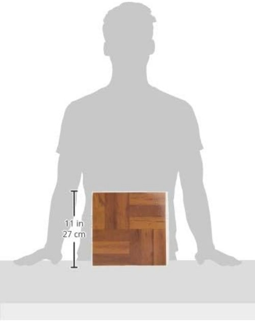 20 Nexus Vinyl Floor Tiles, 12″x12″, 3 Finger Oak for Effortless Home Beauty