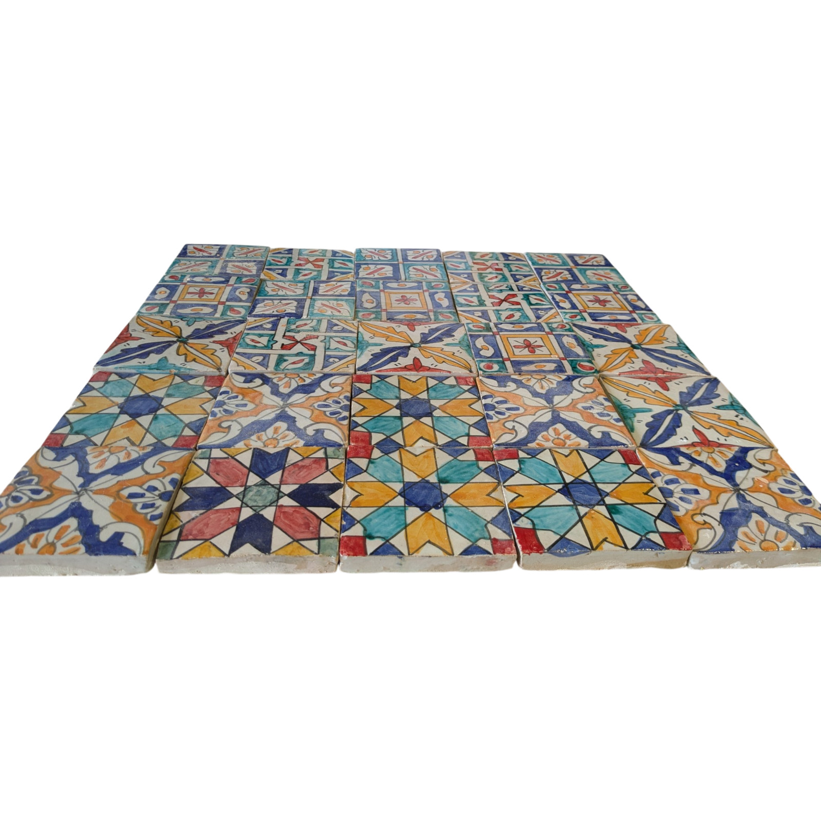 25x Moroccan Zellige Mosaic Tiles Rrp225 50x50cm2 End of Line