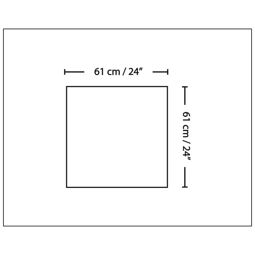 24 In. X 24 In. Ledge Stone PVC Seamless 3D Wall Panels in Dark Urban Cement (9-