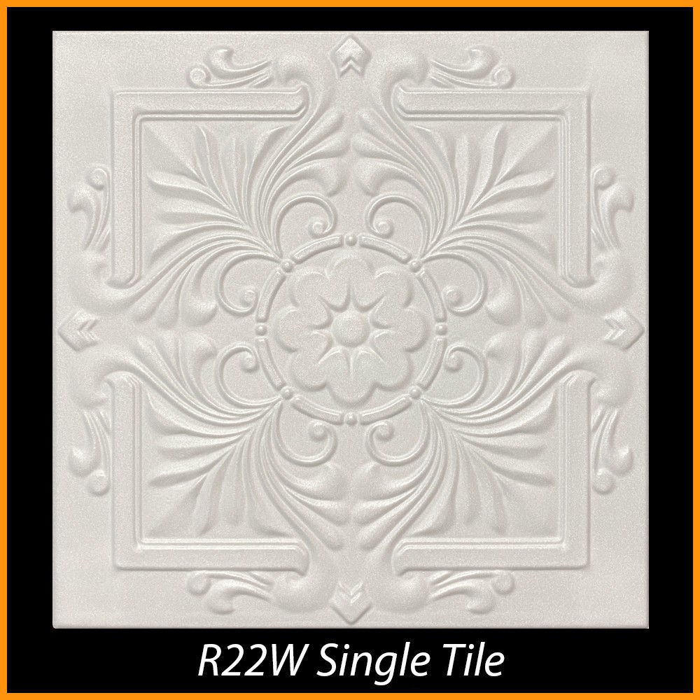 DIY Ceiling Tiles Glue Up Styrofoam 20×20 – R22 White – Pack/104 pcs 274 sq ft