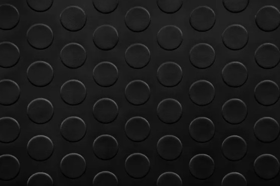 Coin Roll Flooring / Heavy Duty / Midnight Black