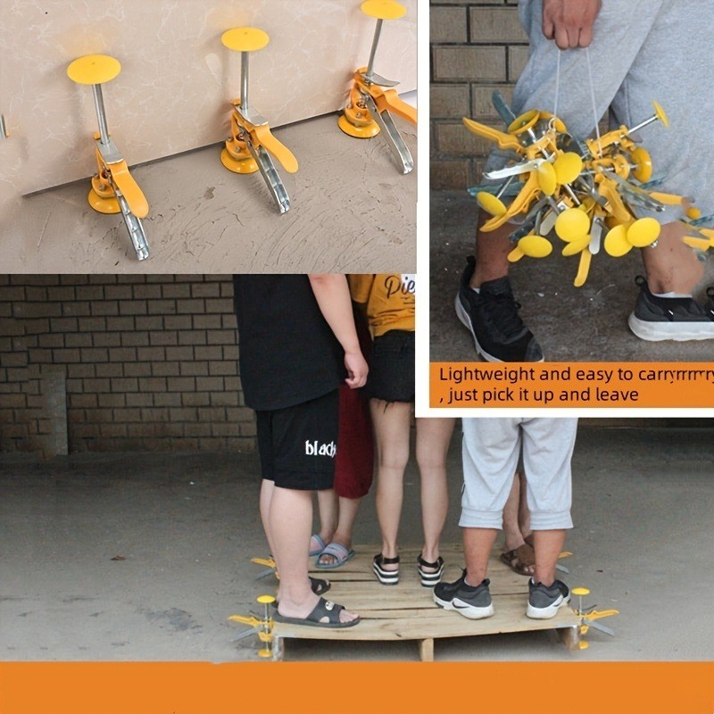 3-Piece Multifunctional Tile Leveling System—Height-Adjustable Lifting Tool