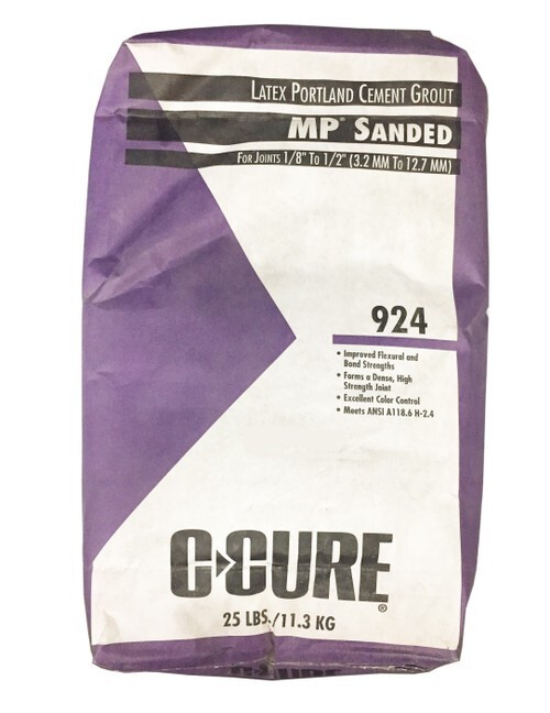 C-Cure Latex-Portland Cement Grout – SANDED – 25 lbs