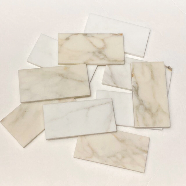 Calacatta Gold White Marble Honed Natural Stone 3×6 Subway Tile Wall Floor