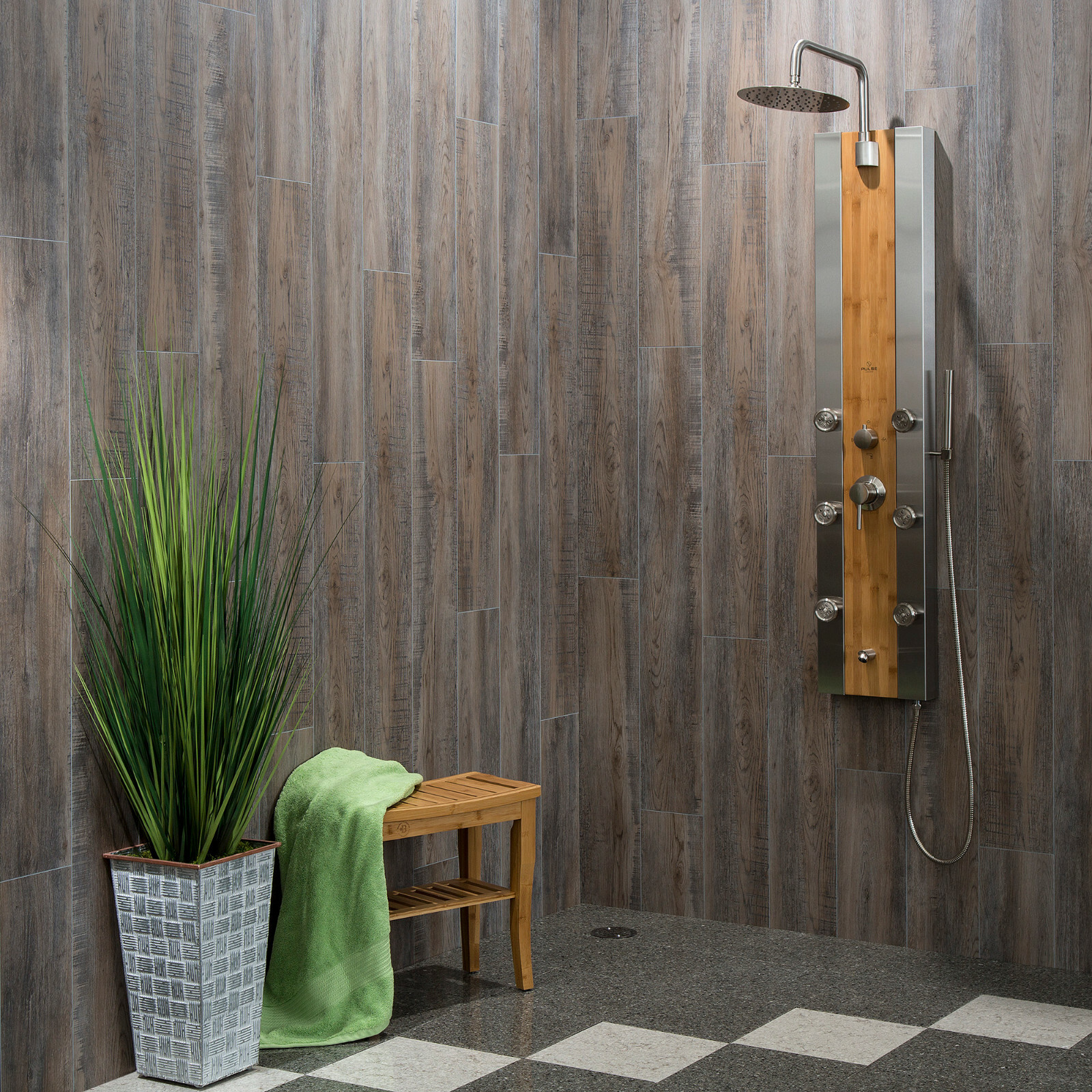 Palisade Plank Tile Shower and Tub Surround Kit