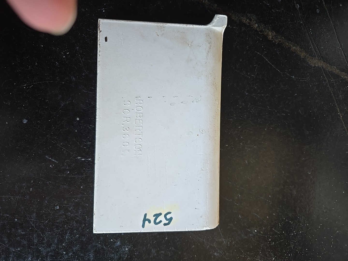 Vtg 6 1/8″ X 3 7/8″ Corner Cove Base Sage Tile NOS Robertson