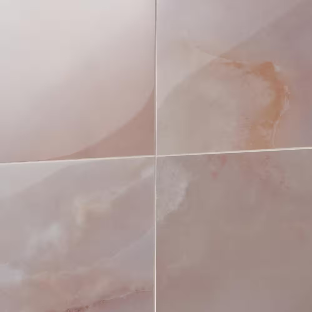 Jume Onyx Coral 23.62 In. X 47.24 In. Polished Porcelain Floor and Wall Tile (15