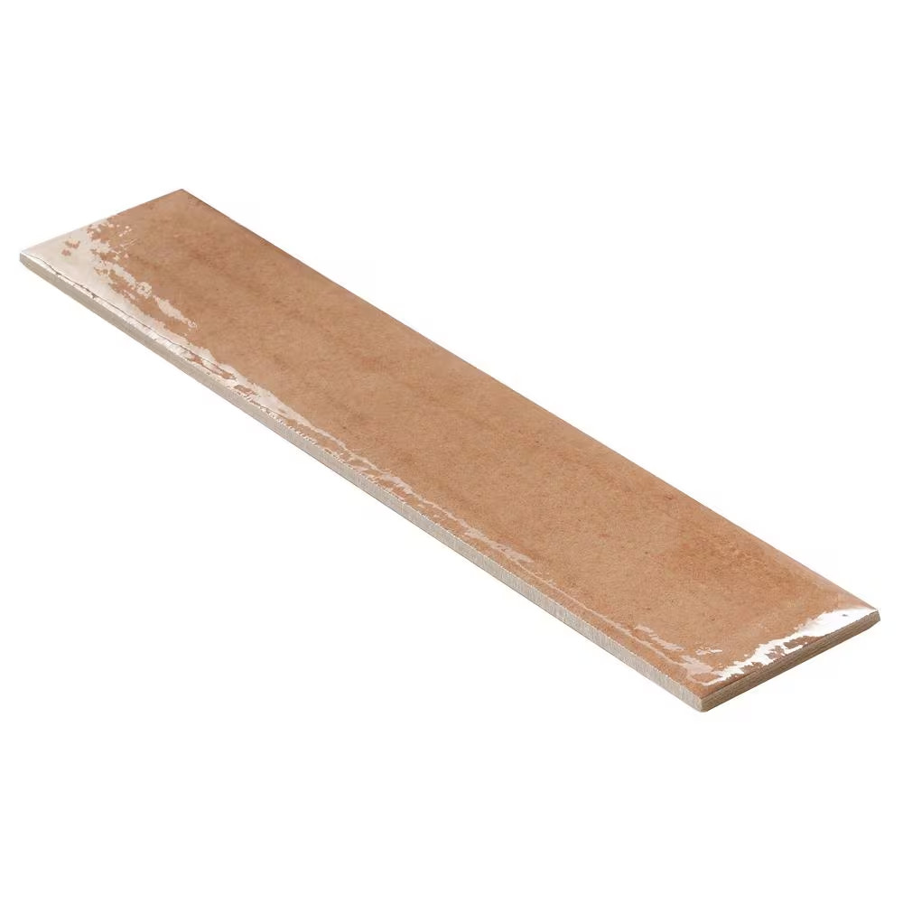 Tint Terracotta 2.95 In. X 15.74 In. Polished Porcelain Wall Tile (14.2 Sq. Ft./
