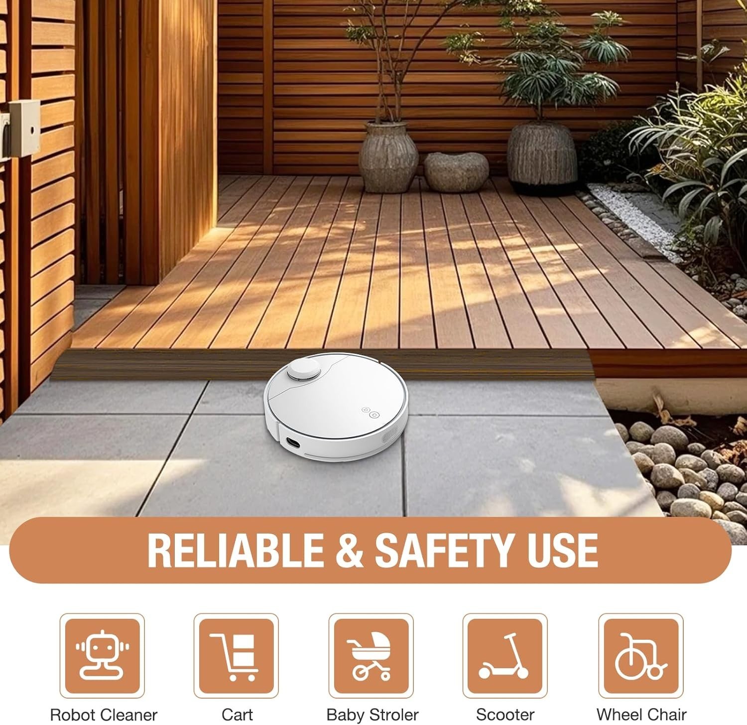 Easy Install Deep Brown Floor Transition Strip – 1/5″ to 2/5″, 3.3ft PVC Design