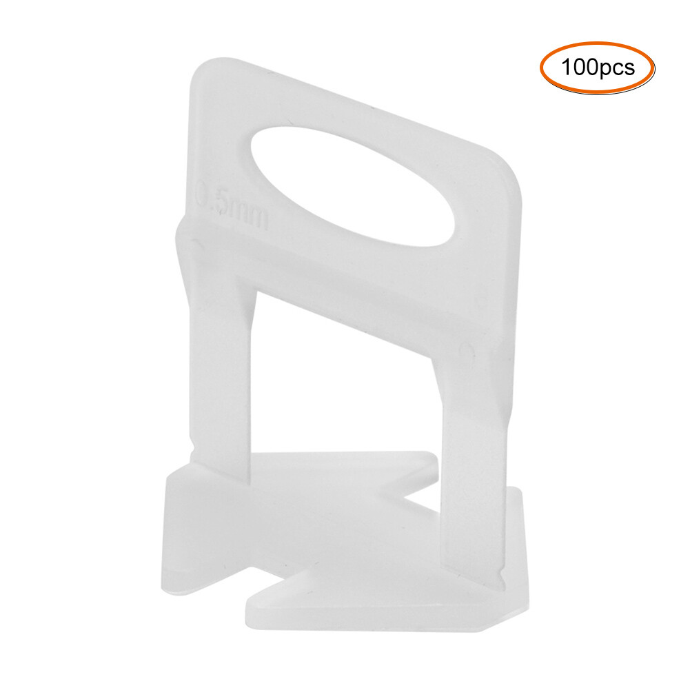 100pcs Tile Leveling System Leveler Spacers 0.5mm For 3-15mm Tile Thickness CST