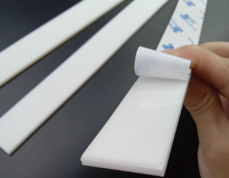 Self Adhesive Backed Silicone Rubber Strip Pads Solid Seals Gasket Various Sizes