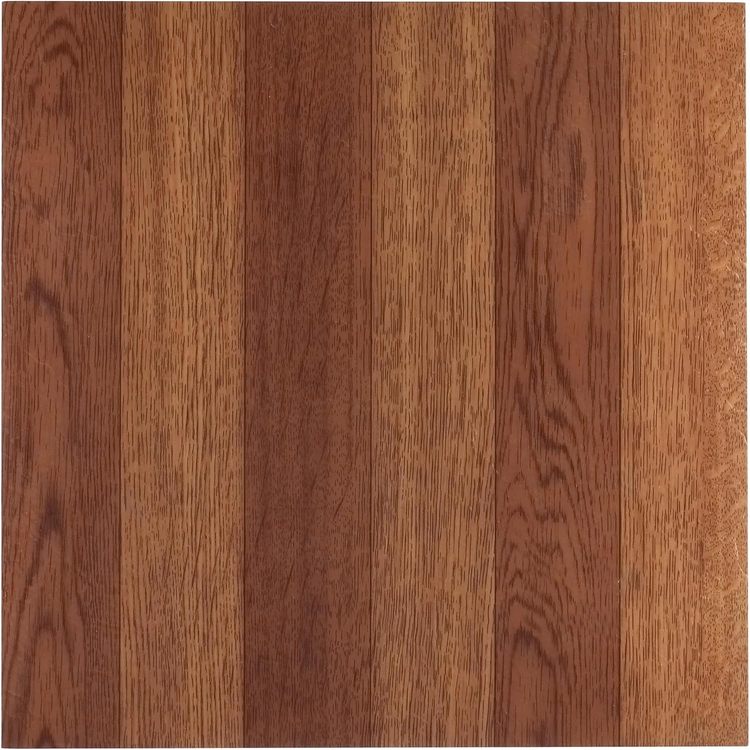 Transform Your Home with 45 Medium Oak 12″ x 12″ Peel & Stick Vinyl Floor Tiles