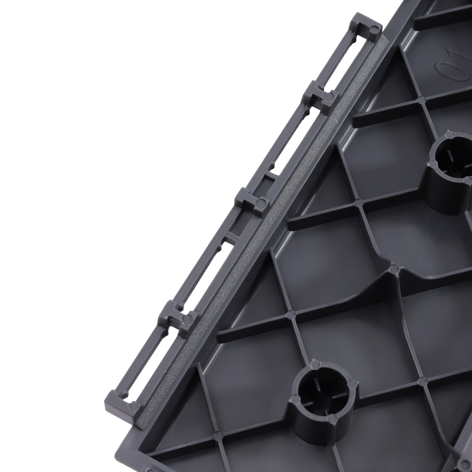 12″x12″ Interlocking Deck Tiles, 30 Pack Outdoor Patio Floor Tiles Dark Gray