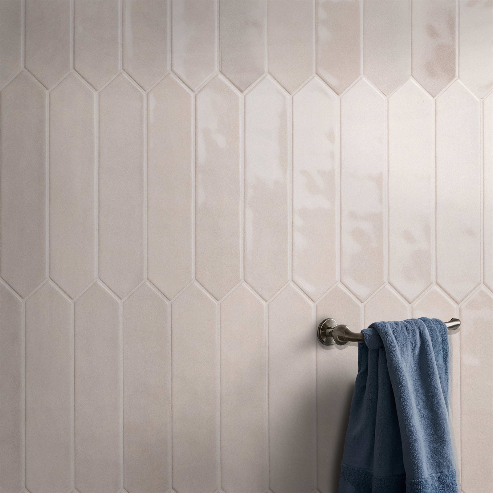 Ackland AKNPTHOK2.5X13G-CA Hoku – 3″ x 13″ Ceramic Geometric Wall – Sage