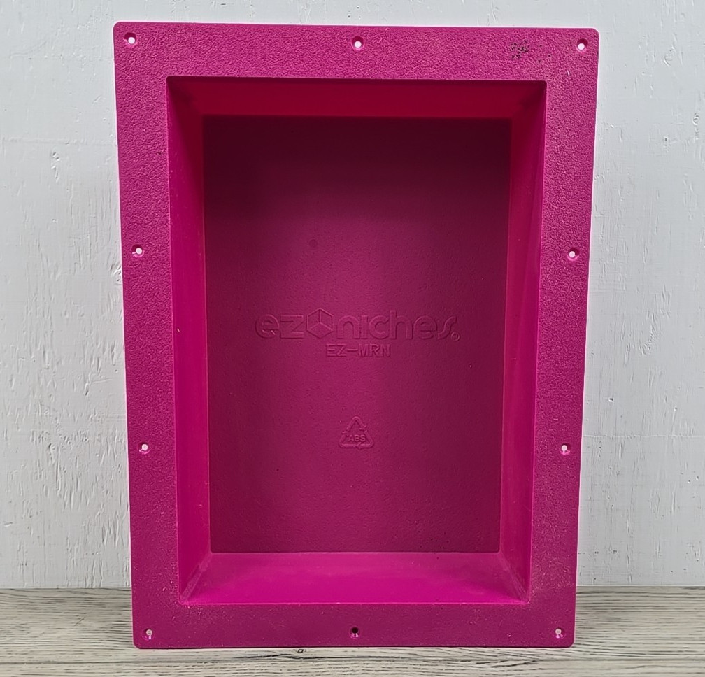 EZ-Niches EX-MRN Rectangle Tile Ready Shower Wall Recessed Shelf Niche – 16 x 11