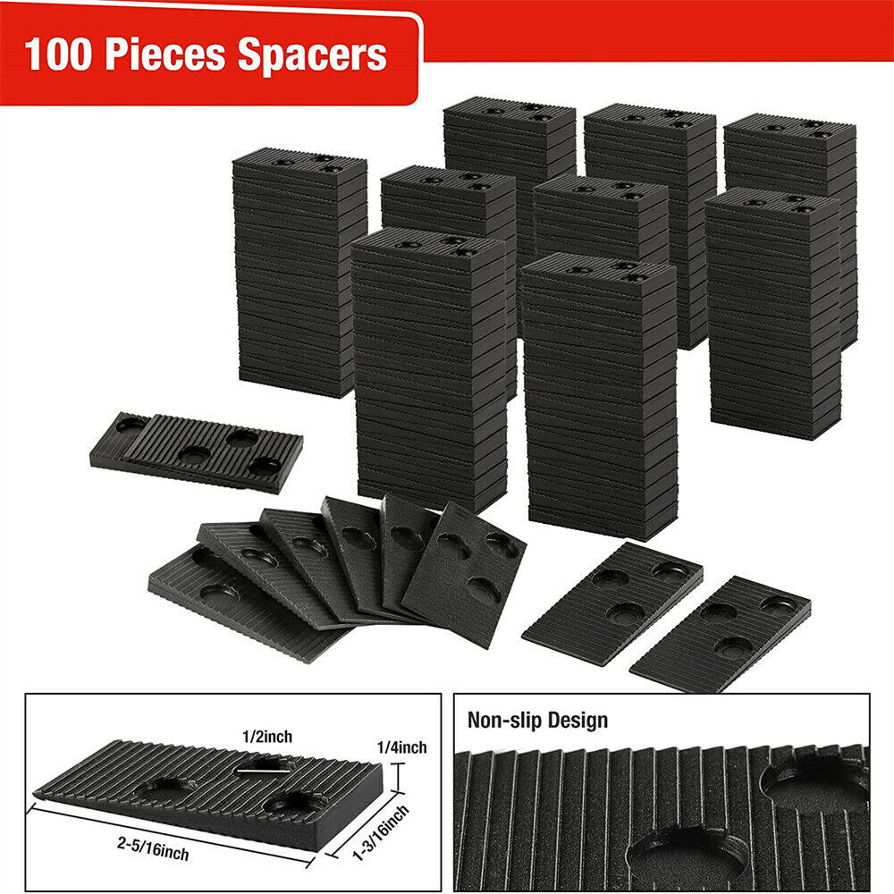 VALUEMAX/Goldblatt 100/30 Pieces Spacers Laminate Wood Flooring Installation Kit