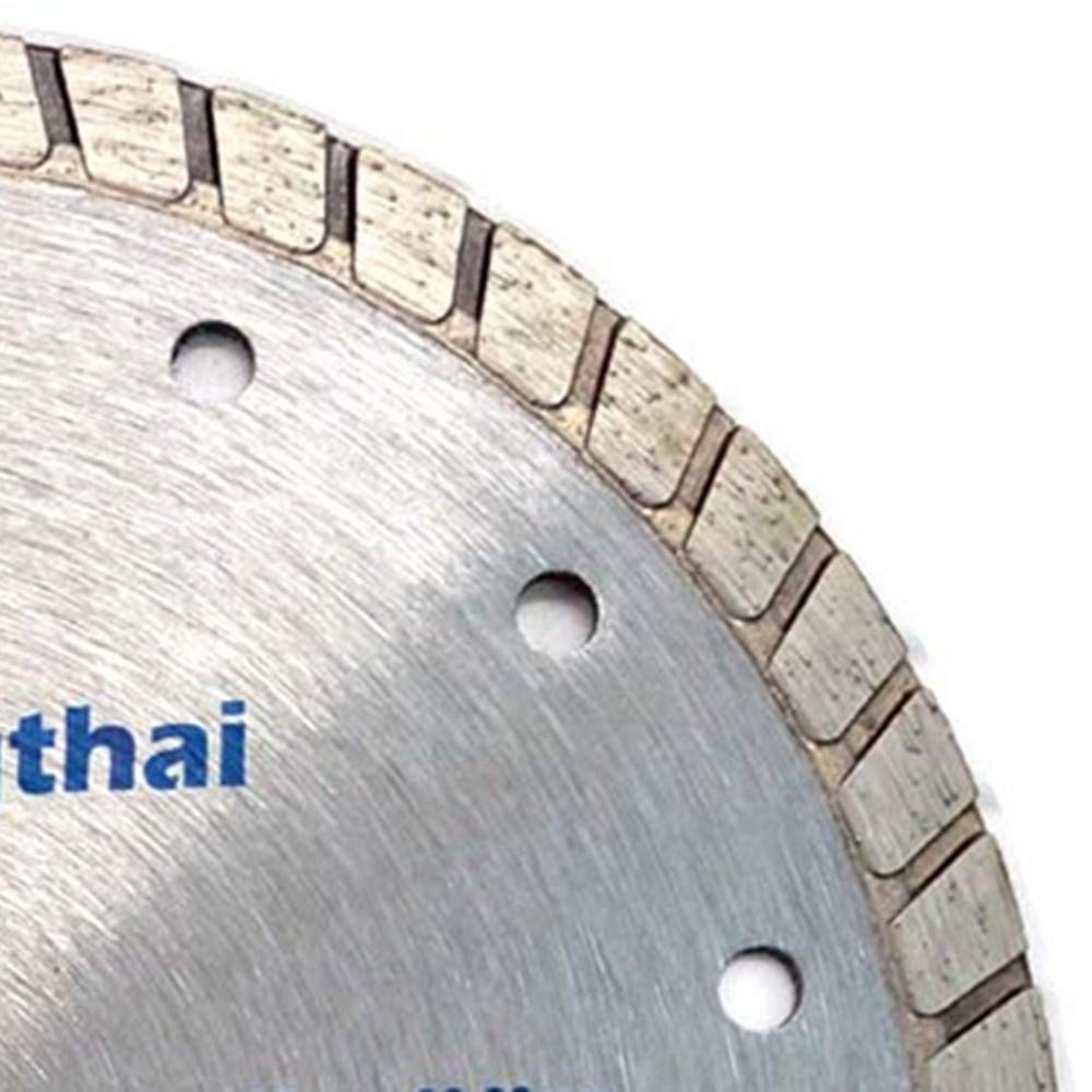 Kingthai 7 Inch Concrete Turbo Rim Diamond Blade for Masonry Stone, 7/8″-5/8″…