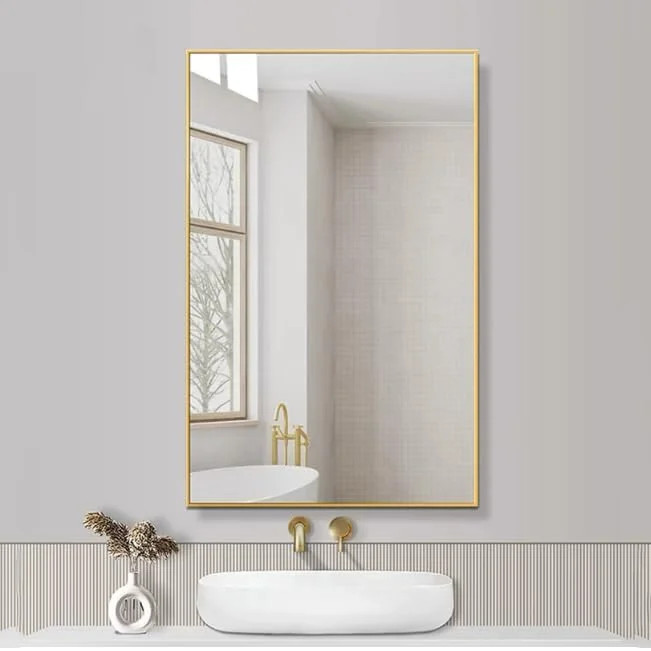 Trimold 16.4Ft Shiny Gold Peel and Stick Molding Trim, Flexible Mirror Wall Ceil