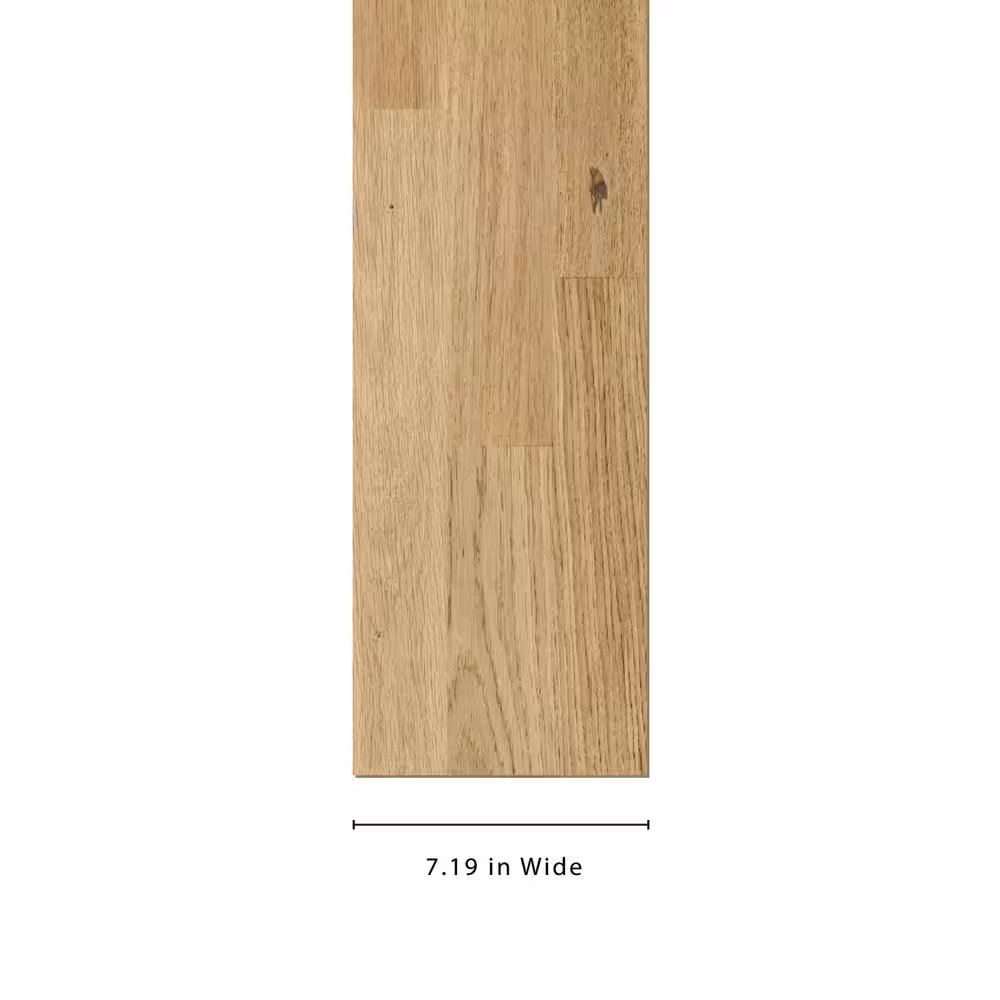 Brushed European Oak 1/2 In. T X 7.19 In. W Click Lock Wire Brushed Engineered H