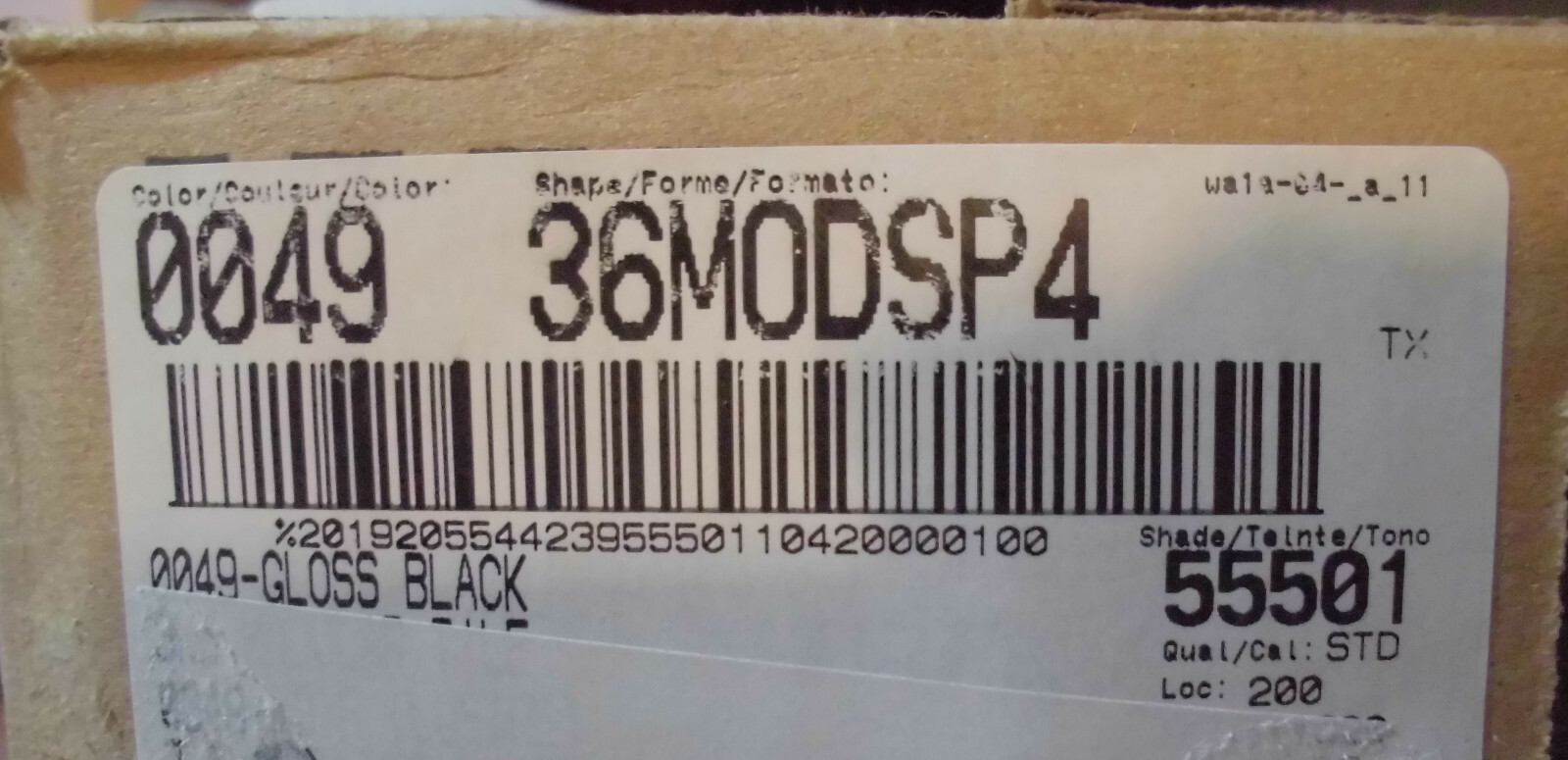10 pcs. *Gloss Black* 3″ X 6″ Subway Ceramic Tiles; by American Olean, New Stock