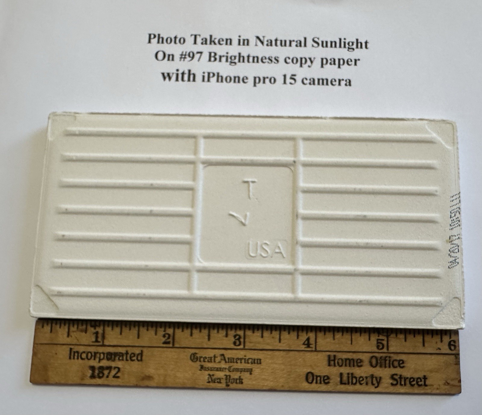 1 pc. Light Smoke Gray: 3″ X 6″ Glossy Ceramic Tile by American Olean Co. NEW