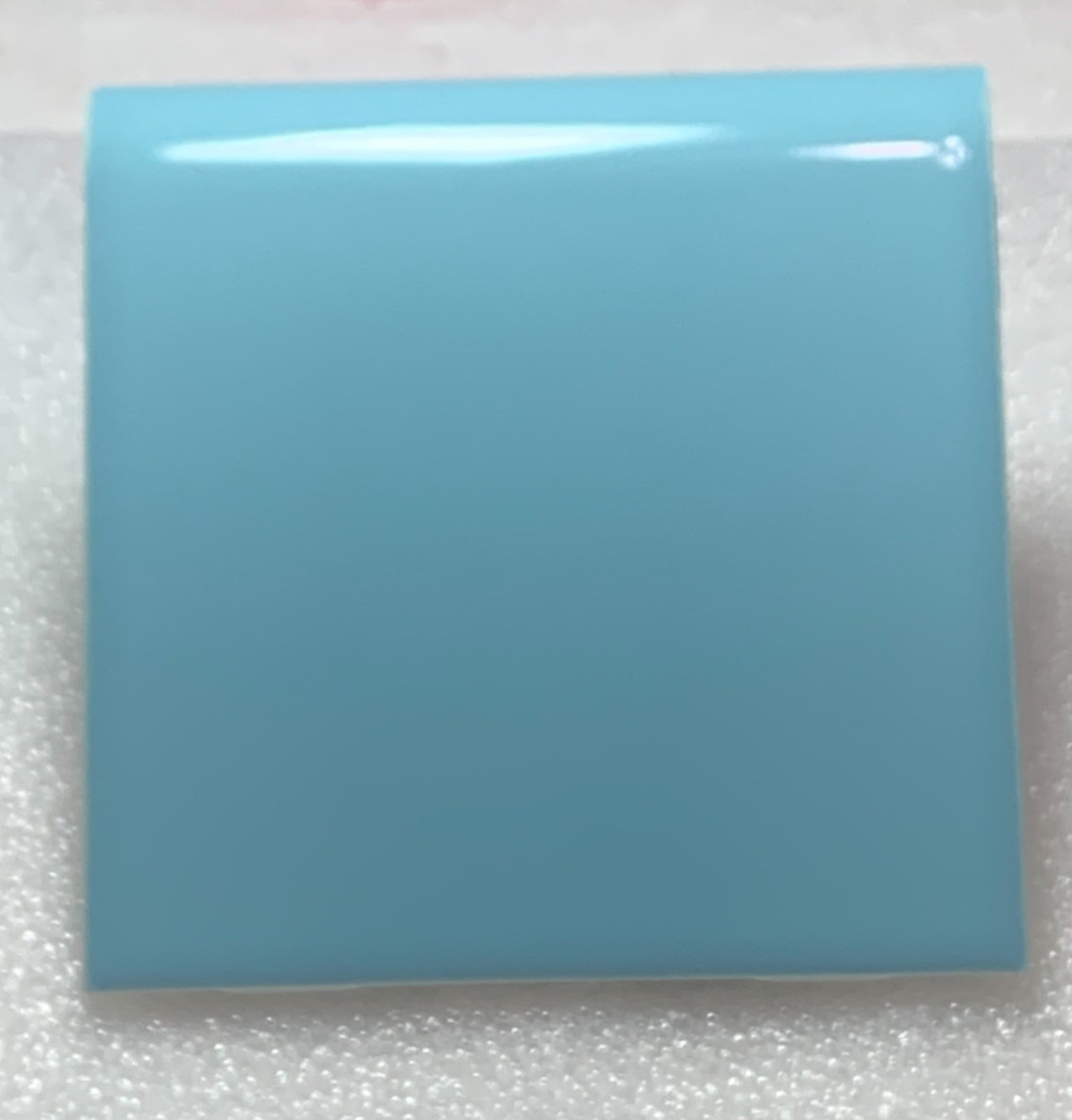 Vintage Wenczel Tile Co Ceramic Regency Blue 4 5/16″ x 4 5/16″ Bullnose Gloss
