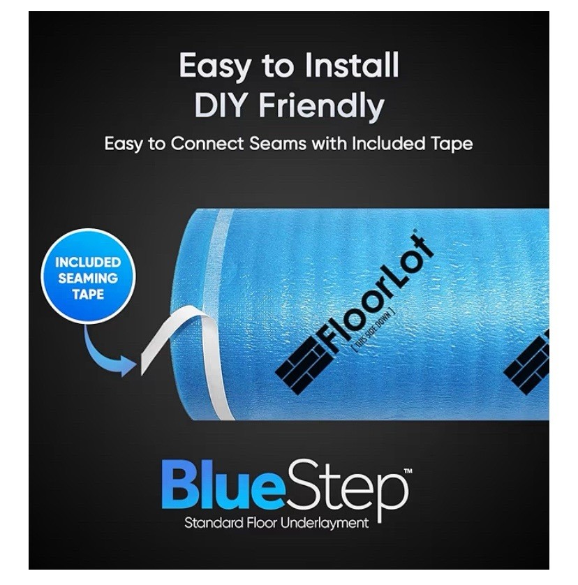 Floorlot BlueStep Underlayment With Moisture Barrier (200 Sq Ft)