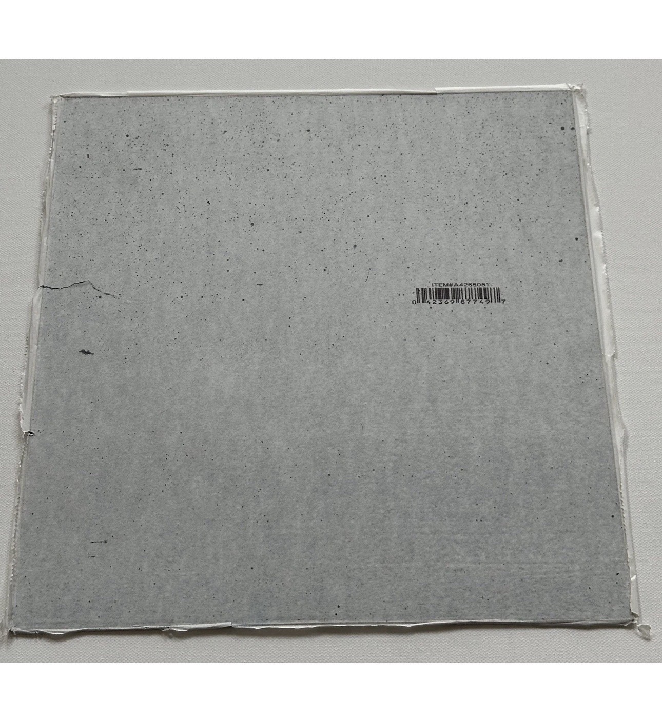 10 Pieces Vinyl Floor,Peel And Stick, 12X 12X 0.65In each piece,Color Terra Cota