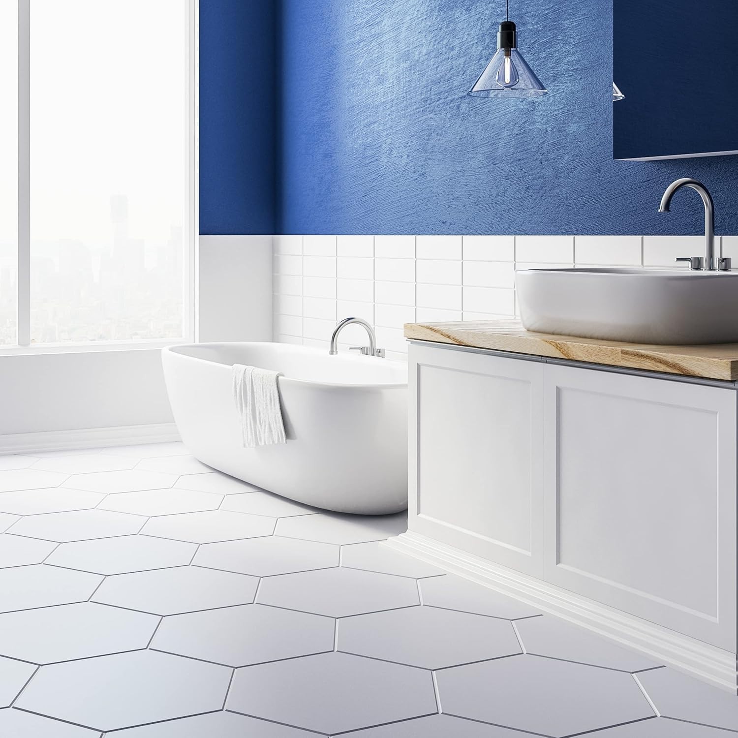 Grout Bright White Waterproof Resin Pre-Mixed Tile Adhesive for Walls Floors