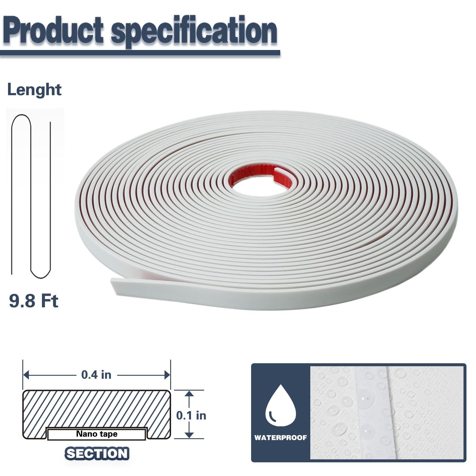 9.8Ft Peel and Stick Molding Trim, Self Adhesive Flexible Wall Trim for Edges…