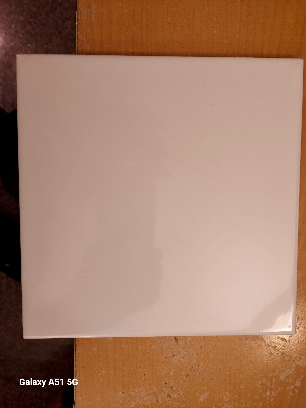 1 Piece Almond Ceramic Floor Tile 8″ by 8″ Flat Surface! Nice Shape!