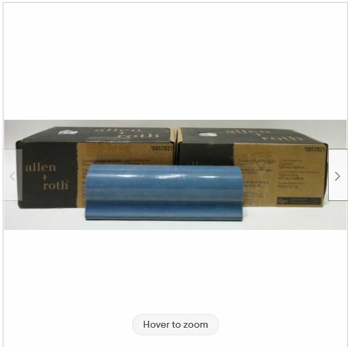 Allen + Roth Ceramic Chair Rail Tile Blue QTY 18 – 6 INCH PIECES
